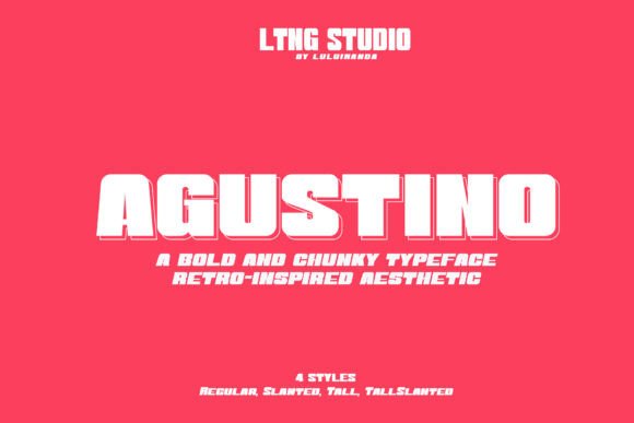 Agustino: A Bold Blackletter Font for Standout Brand Identity