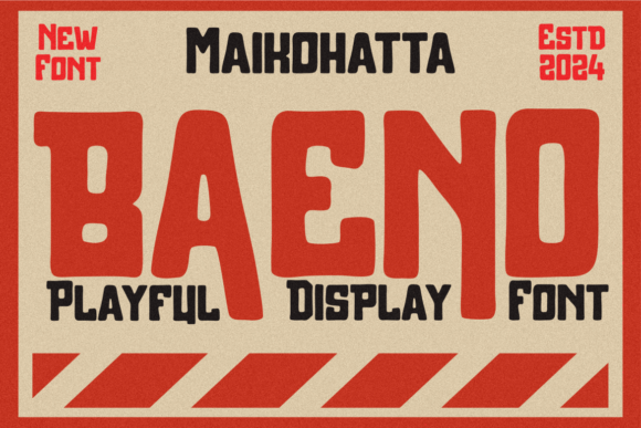 Baeno: A Vintage Sans Serif Font That Feels Like Home