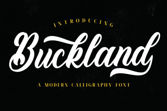 Buckland: A Vintage Script Font for Editorial Warmth