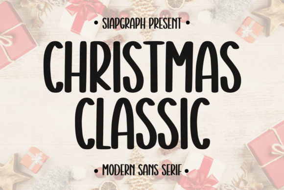 Christmas Classic: A Playful Sans Serif for Editorial Joy
