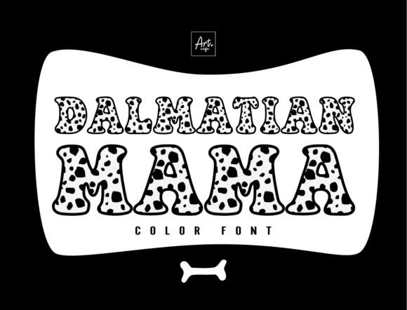 Dalmatian Mama: A Playful Color Font for Bold Digital Branding
