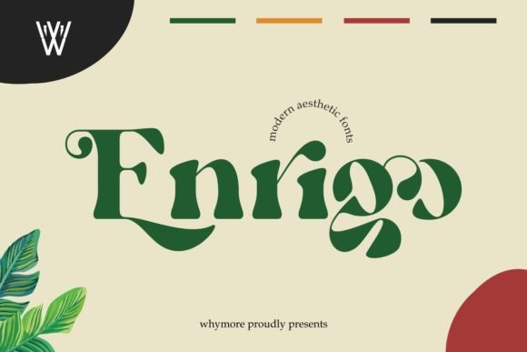 Enrigo: A Sans Serif Font That Feels Like a Deep Breath