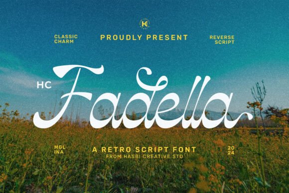 Hc Fadella: A Vintage Script Font That Elevates Real Small Business Branding