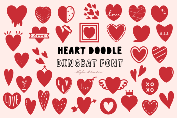 Heart Doodle Font: Playful Branding That Feels Genuine