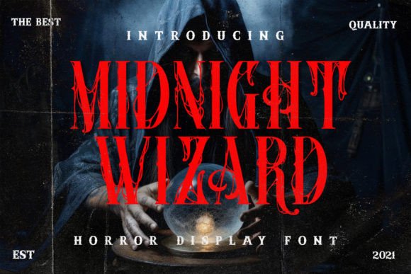 Midnight Wizard: A Blackletter Font with Editorial Gravitas