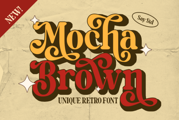 Mocha Brown: A Retro Serif Font That Makes Campaigns Instantly Recognizable