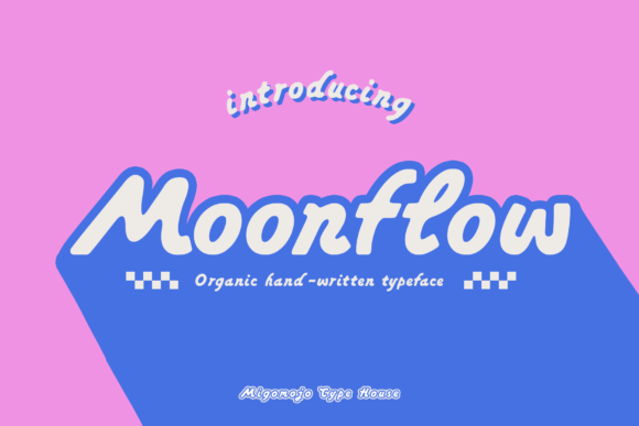 Moonflow: A Handwritten Script Font with Retro Soul