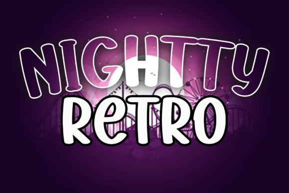 Nighty Retro: A Handwritten Font for Warm, Lived-In Craft Designs