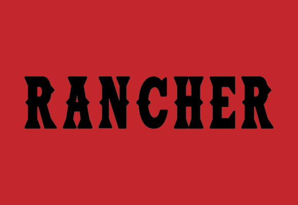 Rancher: A Clean Retro Serif Font for Campaign Headlines