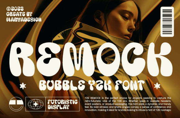 Remock: A Playful Sans Serif for Nostalgic Branding