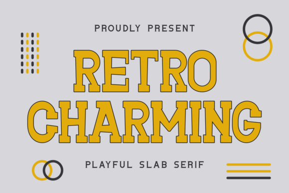 Retro Charming: A Slab Serif Font That Feels Like Handmade Magic