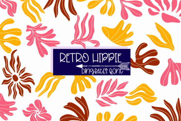 Retro Hippie: A Sketched Dingbats Font That Adds Warmth to Digital Branding