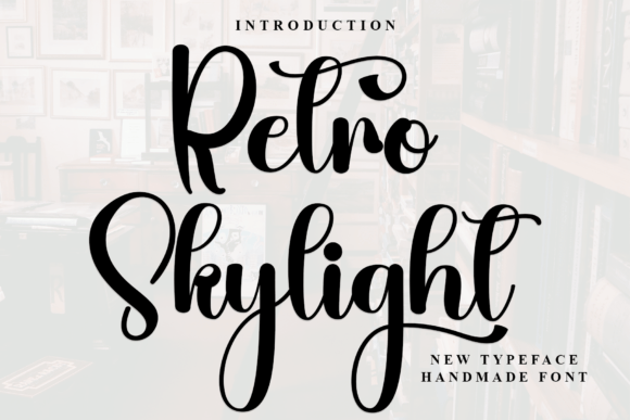 Retro Skylight: A Festive Display Font for Holiday Campaigns