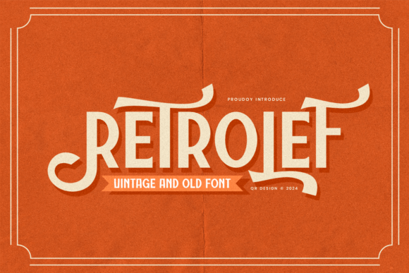 Retrolef: A Vintage Sans Serif Font for Handmade Labels & Printables