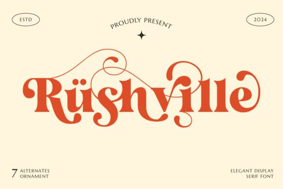 Rushville: A Playful Serif Font for Warm, Human Branding