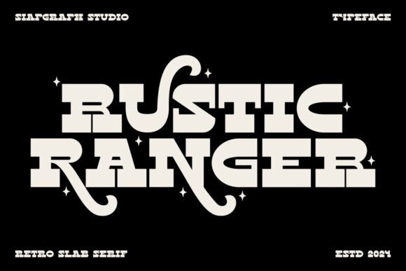 Rustic Ranger: A Bold Slab Serif for Authentic Brand Identity