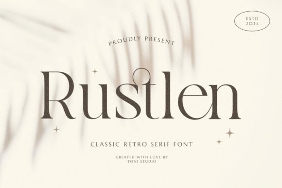 Rustlen: A Serif Font with Retro Elegance