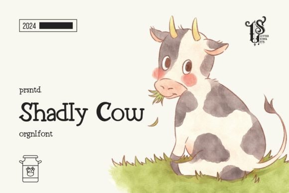 Shadly Cow: A Retro Slab Display Font for Distinctive Web Headlines
