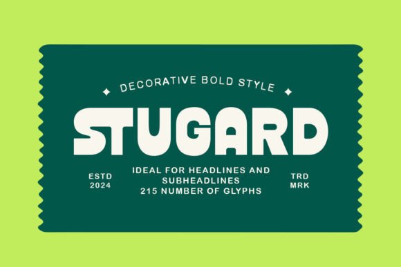 Stugard: A Bold Sans Serif for Modern Campaigns