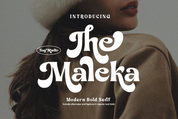 The Maleka: A Bold Serif Font for Scroll-Stopping Marketing