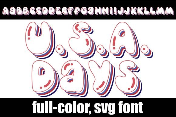 Usa Days: A Thoughtful Display Font for Patriotic Editorial Moments