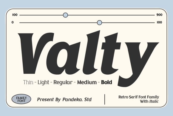 Valty: A Vibrant Serif Font for Bold Brand Identities